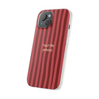 Phone Case — "Trust the Process" Red Stripe Protective Flexi Case