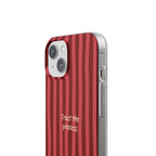 Phone Case — "Trust the Process" Red Stripe Protective Flexi Case