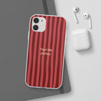 Phone Case — "Trust the Process" Red Stripe Protective Flexi Case