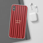Phone Case — "Trust the Process" Red Stripe Protective Flexi Case