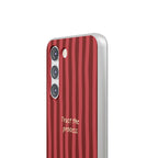 Phone Case — "Trust the Process" Red Stripe Protective Flexi Case