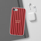 Phone Case — "Trust the Process" Red Stripe Protective Flexi Case