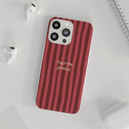 Phone Case — "Trust the Process" Red Stripe Protective Flexi Case