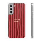 Phone Case — "Trust the Process" Red Stripe Protective Flexi Case