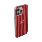 Phone Case — "Trust the Process" Red Stripe Protective Flexi Case