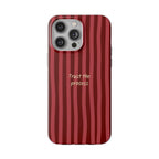 Phone Case — "Trust the Process" Red Stripe Protective Flexi Case