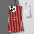 Phone Case — "Trust the Process" Red Stripe Protective Flexi Case