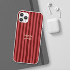 Phone Case — "Trust the Process" Red Stripe Protective Flexi Case