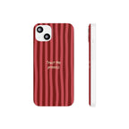 Phone Case — "Trust the Process" Red Stripe Protective Flexi Case