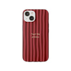 Phone Case — "Trust the Process" Red Stripe Protective Flexi Case