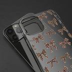 Leopard Bow Clear Phone Case — Transparent iPhone Case with Cute Animal Print Bows