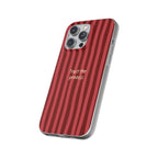 Phone Case — "Trust the Process" Red Stripe Protective Flexi Case
