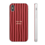 Phone Case — "Trust the Process" Red Stripe Protective Flexi Case
