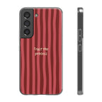 Phone Case — "Trust the Process" Red Stripe Protective Flexi Case