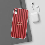 Phone Case — "Trust the Process" Red Stripe Protective Flexi Case