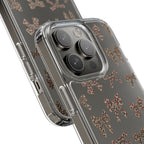 Leopard Bow Clear Phone Case — Transparent iPhone Case with Cute Animal Print Bows