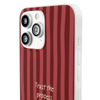 Phone Case — "Trust the Process" Red Stripe Protective Flexi Case
