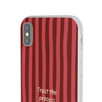 Phone Case — "Trust the Process" Red Stripe Protective Flexi Case