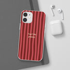 Phone Case — "Trust the Process" Red Stripe Protective Flexi Case