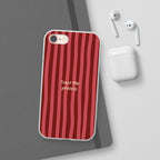 Phone Case — "Trust the Process" Red Stripe Protective Flexi Case
